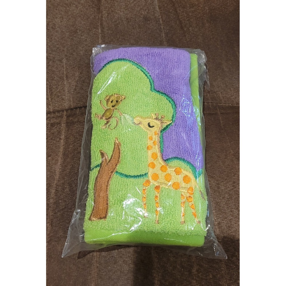 Norwex Jungle Baby Toddler Bib & Cloth. Sustainable, Environmental Microfiber.